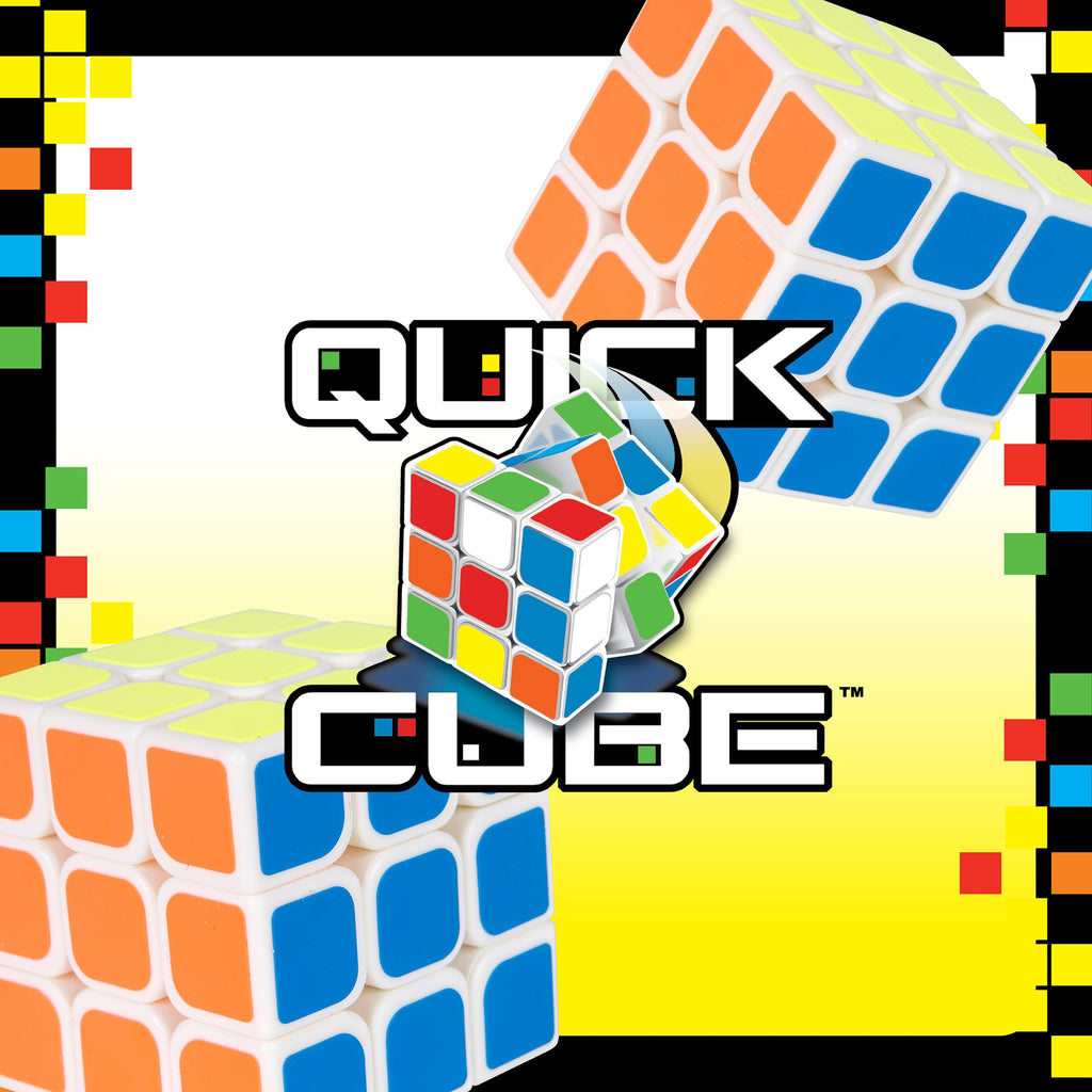 Duncan Quick Cube 3x3 Brain Teaser Puzzle - Smooth Corner-Cutting, 6 Colors