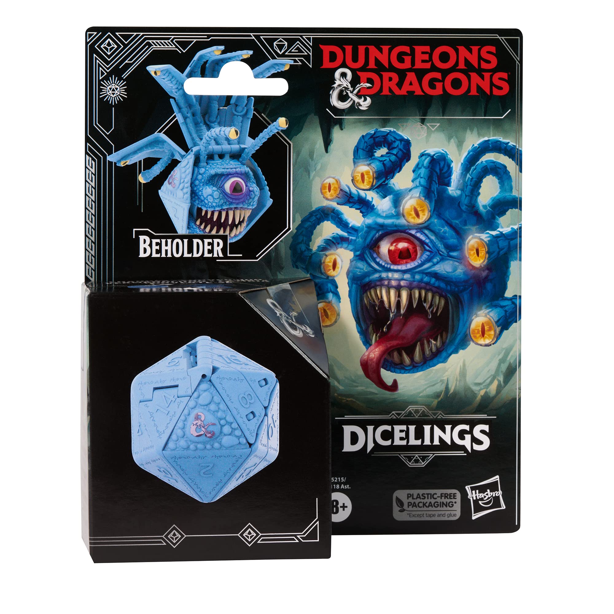 Dungeons & Dragons Dicelings Blue Beholder Transforming Giant d20 Action Figure Collectible