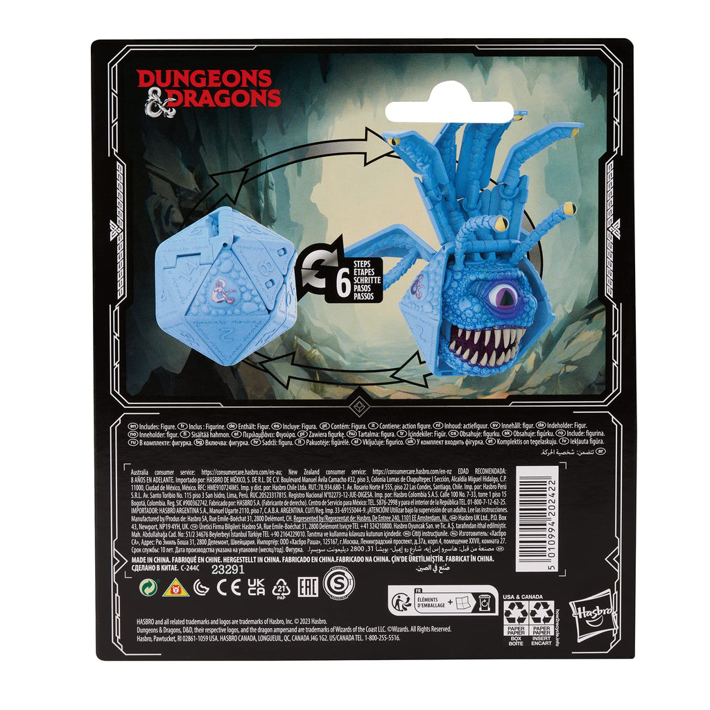 Dungeons & Dragons Dicelings Blue Beholder Transforming Giant d20 Action Figure Collectible