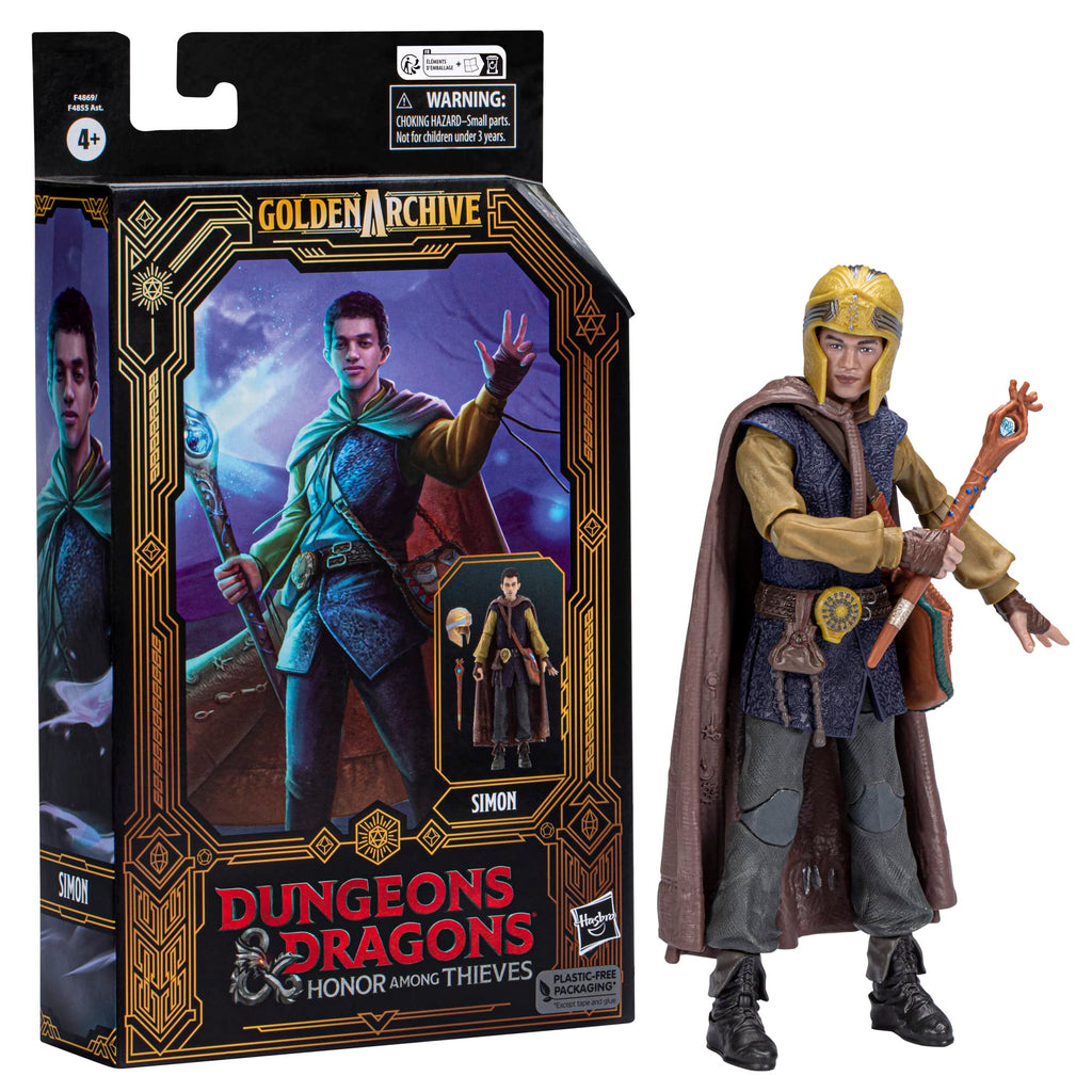 Dungeons & Dragons Honor Among Thieves Golden Archive Simon 6-Inch Action Figure