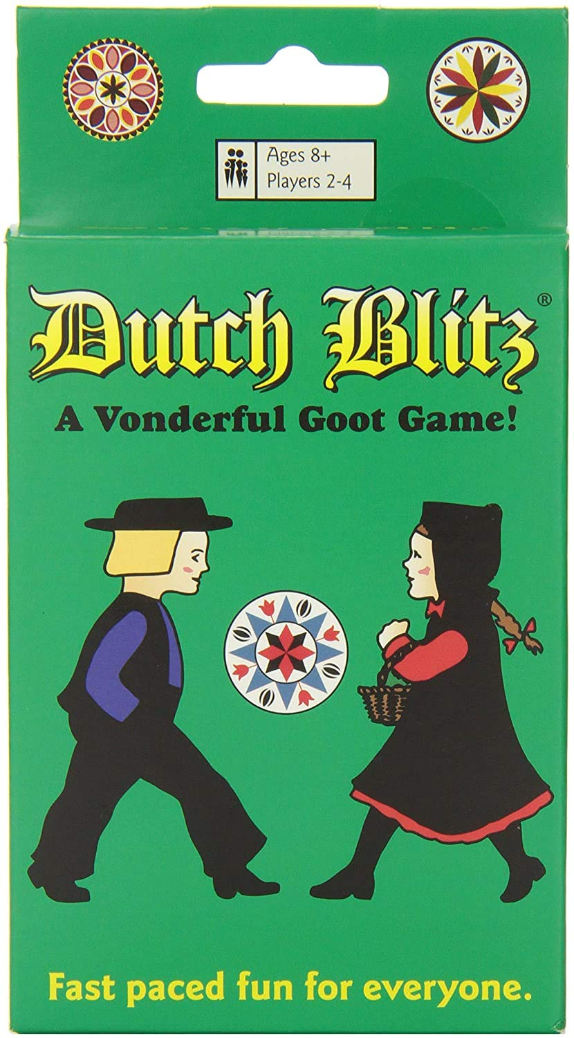 Dutch Blitz: Fast-Paced Real-Time Card Game for 2-4 Players, Ages 8+ – 160 Cards