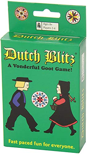 Dutch Blitz: Fast-Paced Real-Time Card Game for 2-4 Players, Ages 8+ – 160 Cards