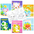 Dvbonike 24-Pack Axolotl Coloring Books for Kids Ages 4-8 – DIY Art Booklets with Cute Axolotl Designs, Bulk Party Favors, Classroom Activities, Halloween Gifts