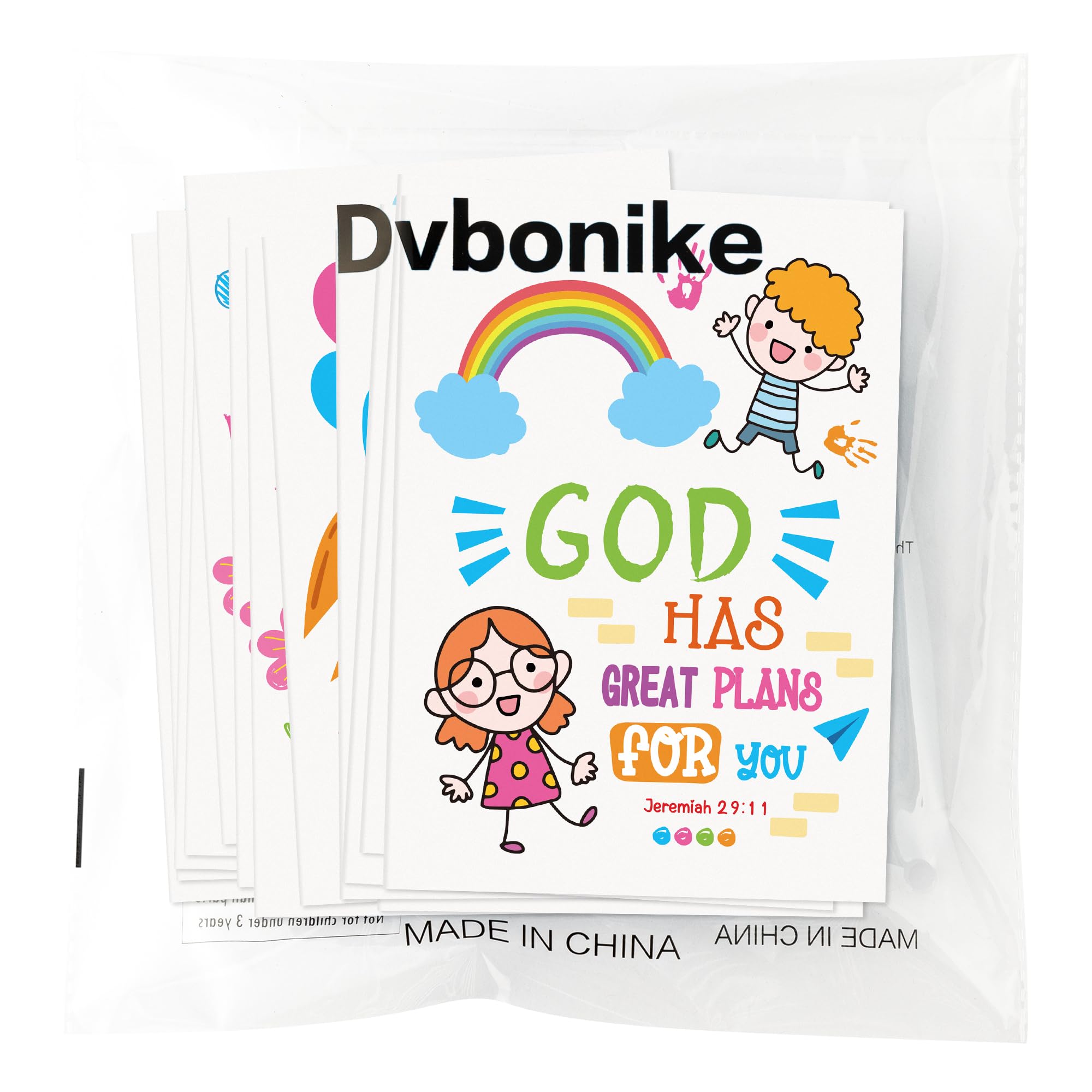 Dvbonike 24-Pack Bible Verse Coloring Books for Kids | Sunday School Activities | Religious DIY Art