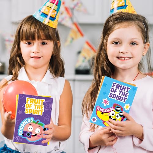 Dvbonike 24-Pack Fruit of the Spirit Coloring Books for Kids – Christian Sunday School Activities & Classroom Rewards