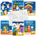 Dvbonike 24-Pack Nativity Coloring Books for Kids - Christian Religious Activity Set