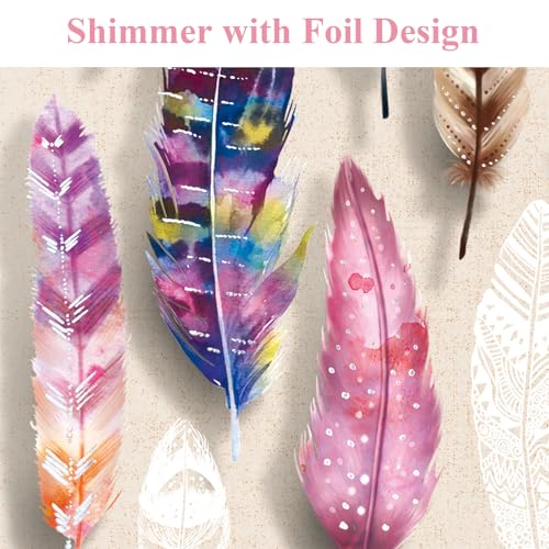 DWIYITTN Feather Journal for Girls – A5 Hardcover Lined Notebook with Pen, Magnetic Closure, 192 Pages