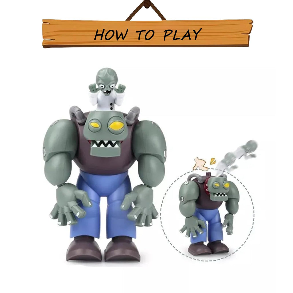 Dyharnsty Gargantuar Action Figure – Plants vs Zombies PVC Toy, 1 Pack, Great Gift for Kids