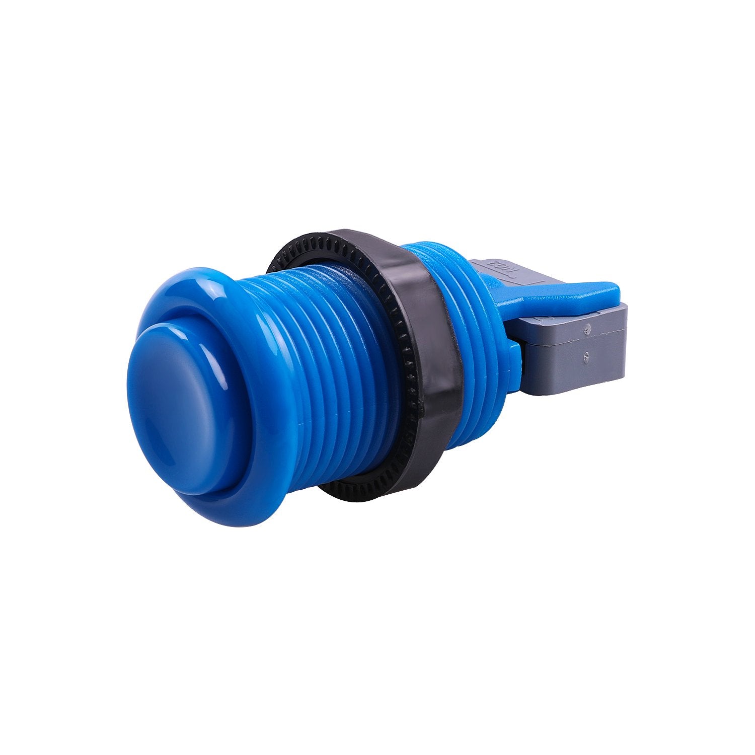 Easyget 6-Pack 30mm Arcade Push Buttons (Blue) - HAPP Style with Microswitches for MAME/JAMMA/Raspberry Pi