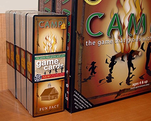 Education Outdoors Camp Game Cards Booster Pack – 100 New Challenges for Camping Family Fun