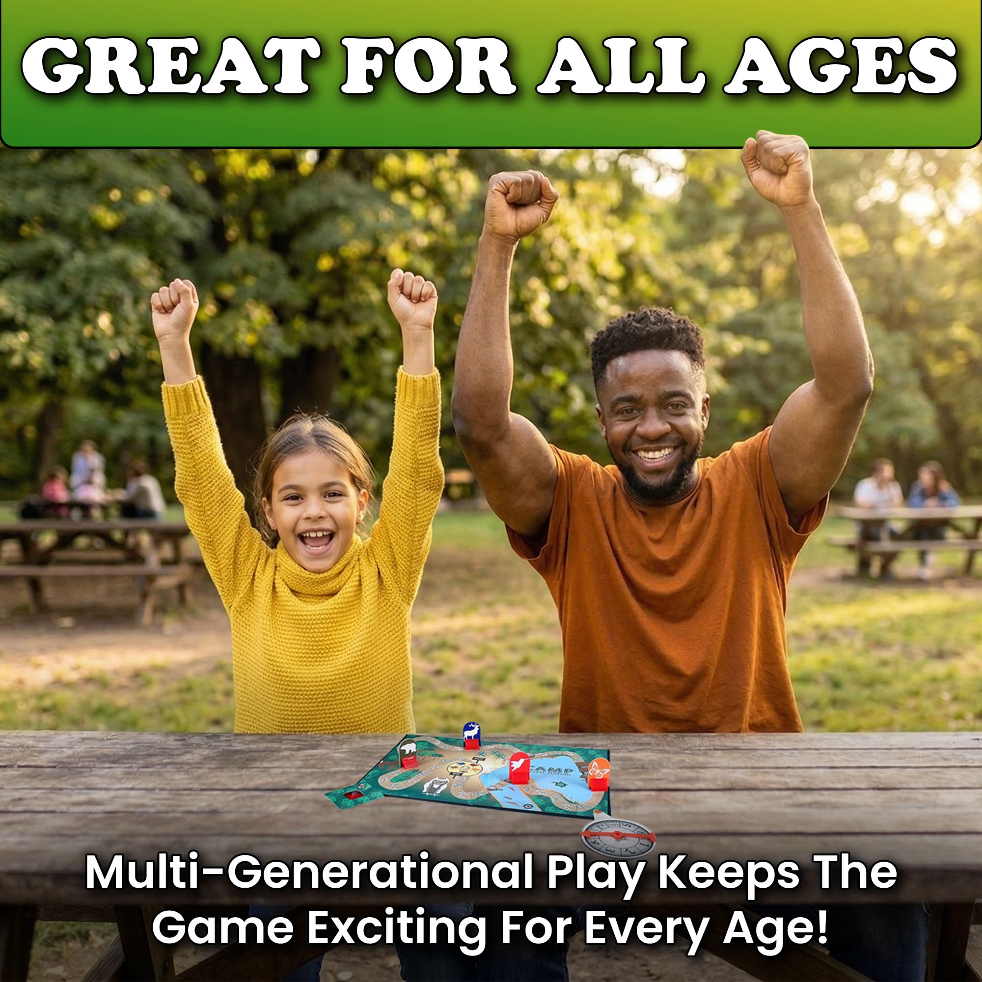 Education Outdoors Camp Travel Edition – 50 States & Outdoor Trivia for Kids