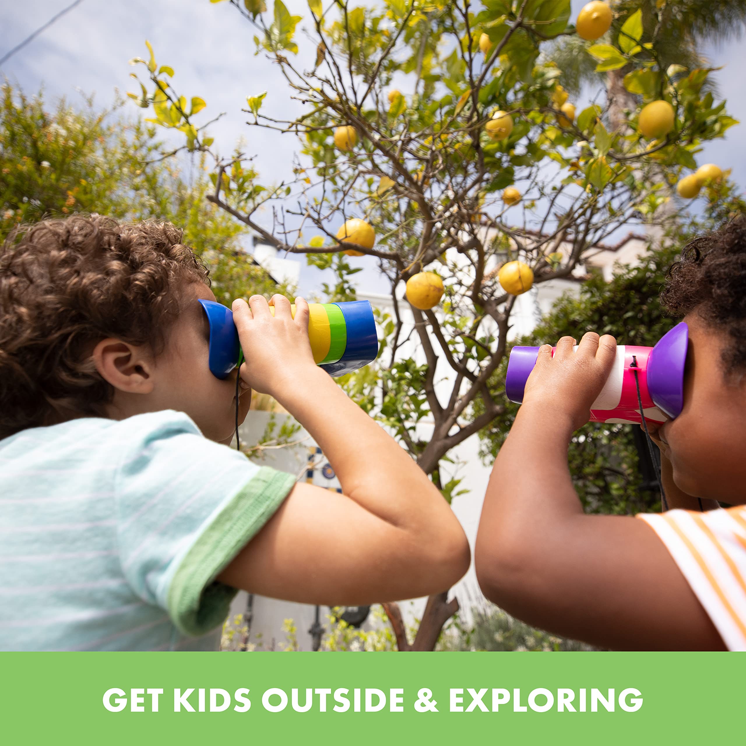 Educational Insights GeoSafari Kidnoculars – Focus-Free Binoculars for Toddlers Ages 3+