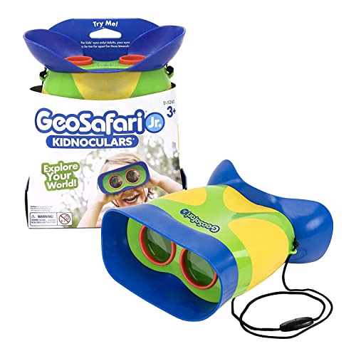 Educational Insights GeoSafari Kidnoculars – Focus-Free Binoculars for Toddlers Ages 3+