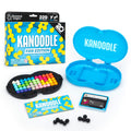 Educational Insights Kanoodle Fan Edition (Cyan) – 20th Anniversary 3D Logic Puzzle with 220 Challenges