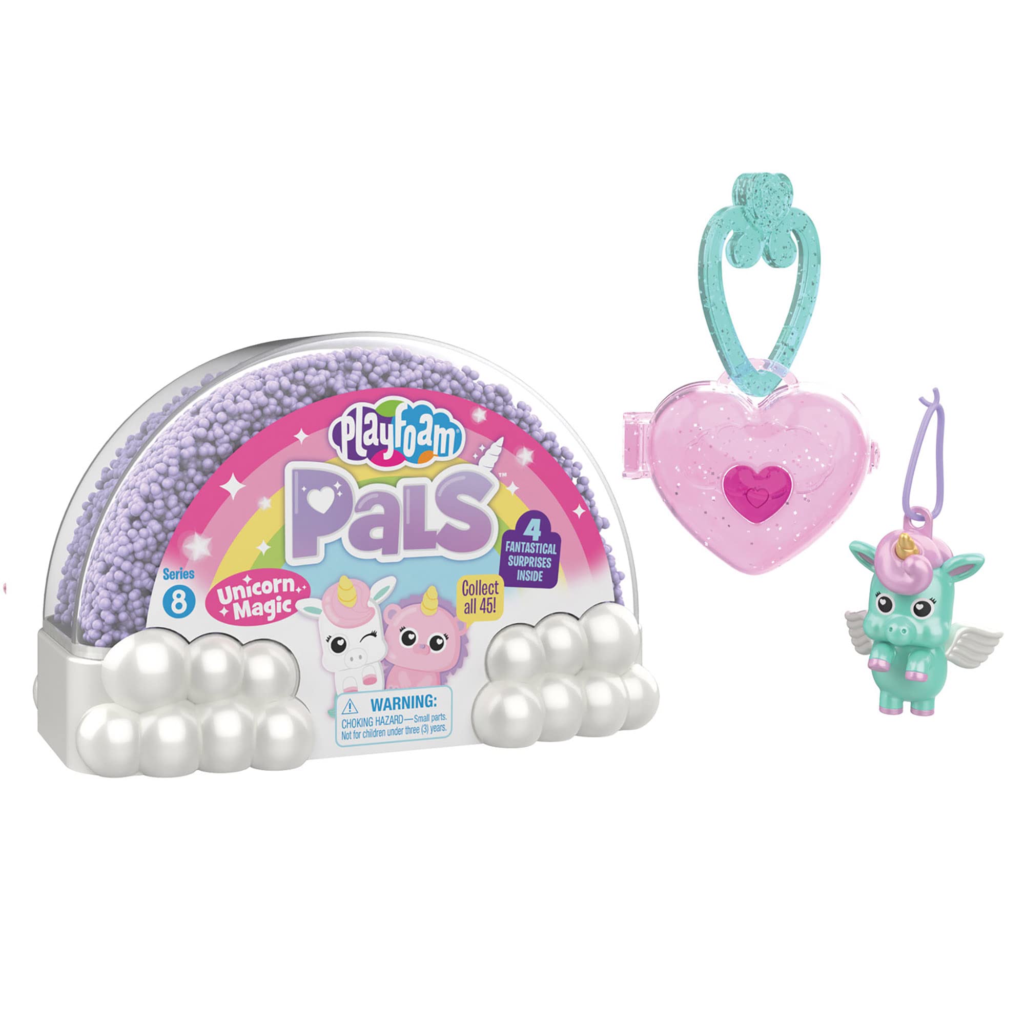 Educational Insights Playfoam Pals Unicorn Magic 2-Pack - Squishy Sensory Toy with Collectible Charms, Ages 3+