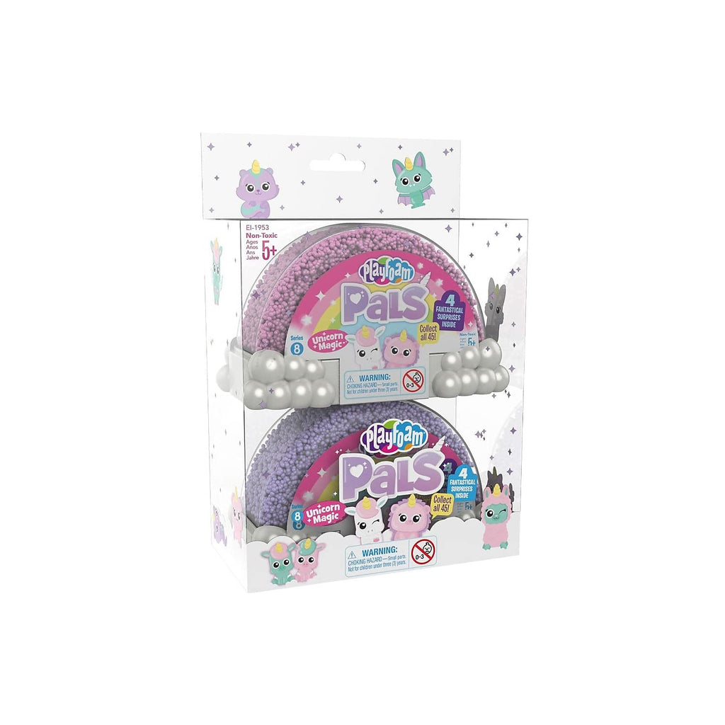 Educational Insights Playfoam Pals Unicorn Magic 2-Pack - Squishy Sensory Toy with Collectible Charms, Ages 3+