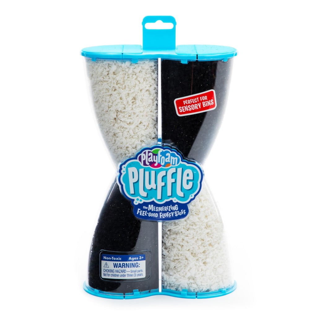 Educational Insights Pluffle Twist Black & White – Reusable Sensory Bin Filler for Toddlers 3+
