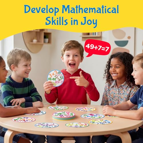 Edulok 57-Card Match Game – Double-Sided Memory & Math Learning for 2-8 Players