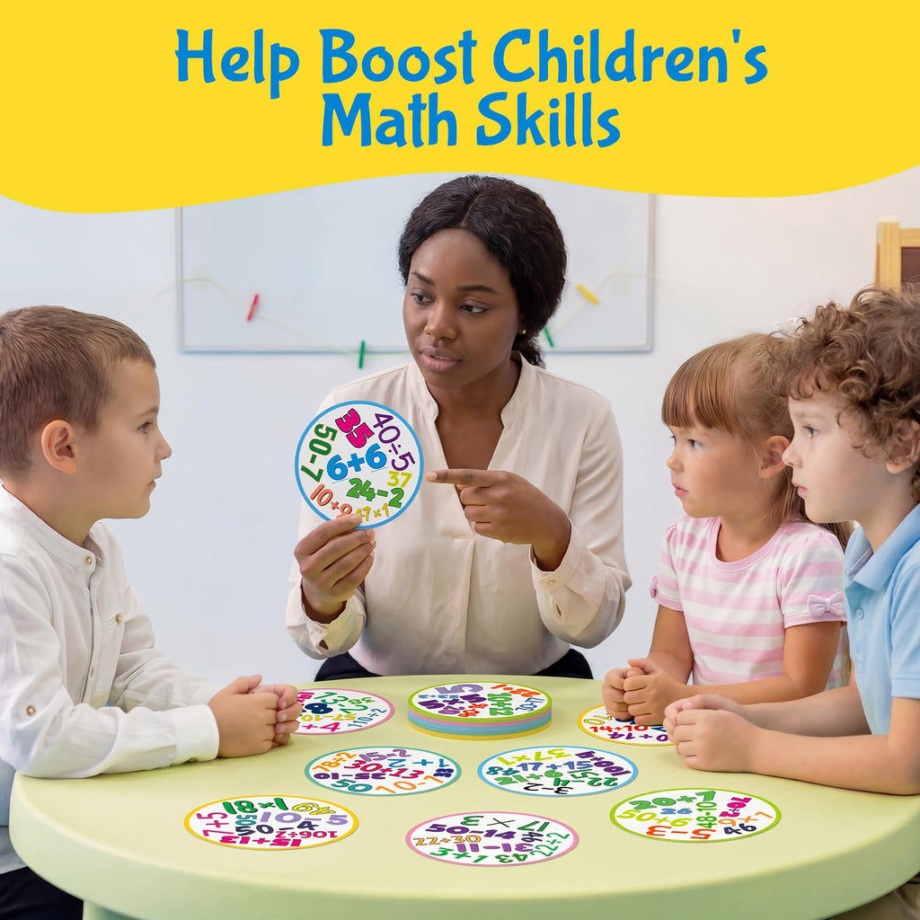 Edulok 57-Card Match Game – Double-Sided Memory & Math Learning for 2-8 Players