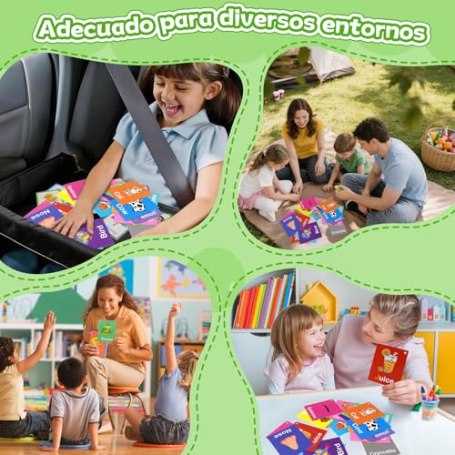 Edumix 60-Piece Toddler Flash Cards Set – Double-Sided Learning Cards for Alphabet, Numbers, Colors, Shapes, Sight Words | Preschool Kindergarten Activities
