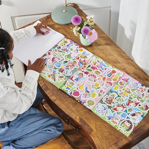 eeBoo Learn to Draw Magical Creatures: Step-by-Step Drawing Activity Book with 50 Stickers for Kids 5+