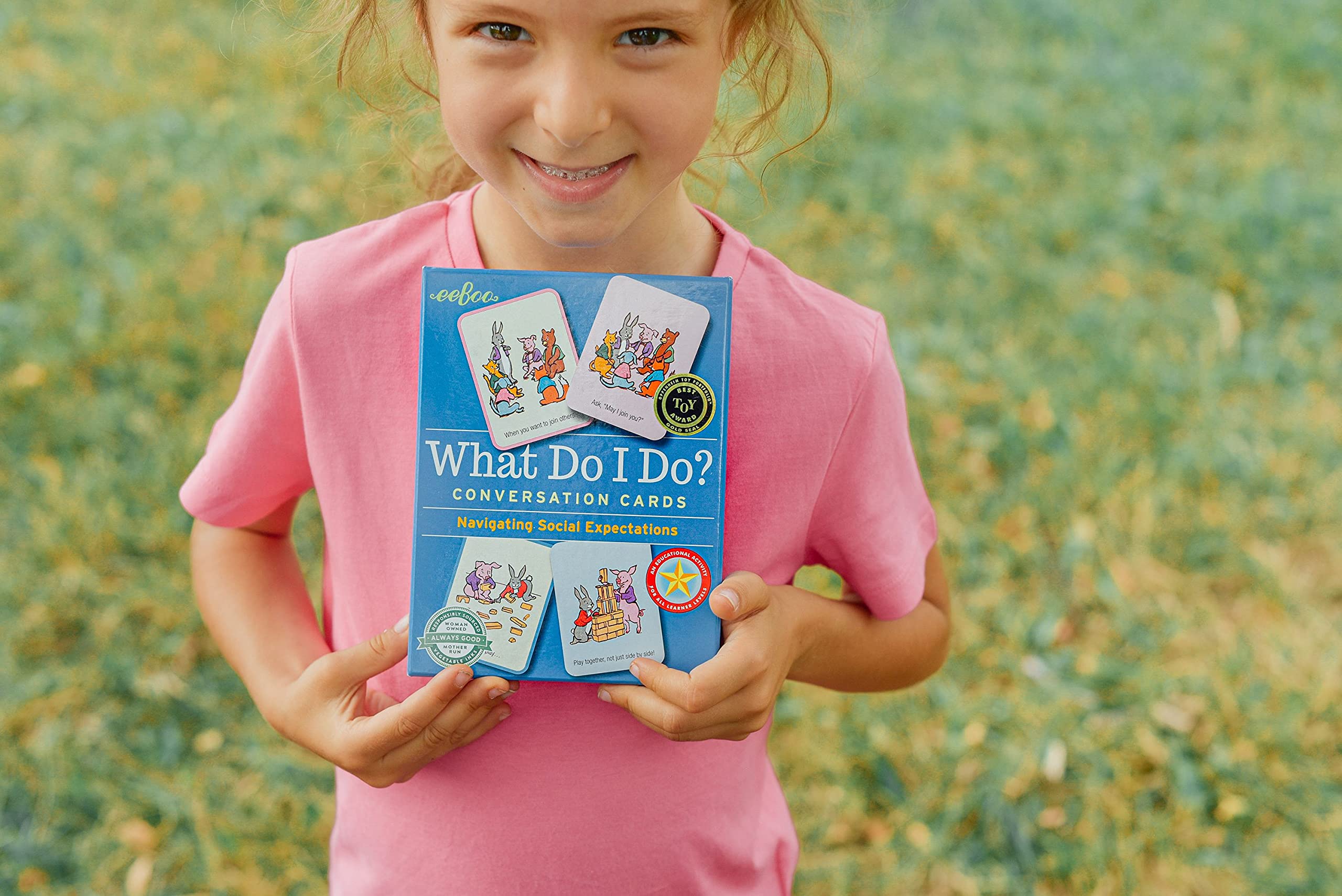 eeBoo What Do I Do? Conversation Cards – 48 Cards for Social-Emotional Learning, Ages 3+