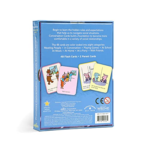 eeBoo What Do I Do? Conversation Cards – 48 Cards for Social-Emotional Learning, Ages 3+