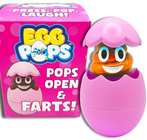 Egg Pops Talking Easter Egg Toy – Pop-Up Surprise with Sounds, Pink