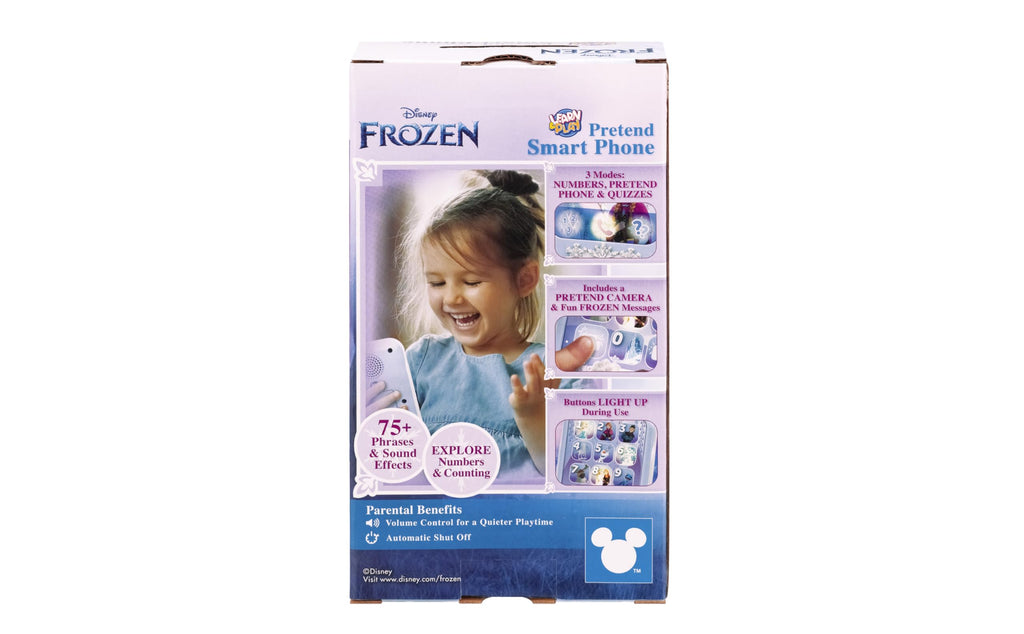 eKids Disney Frozen Toddler Phone with Educational Games and Pretend Play
