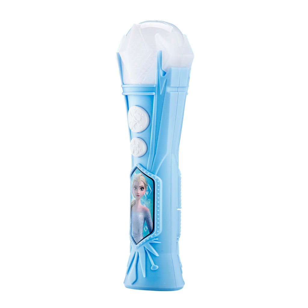 eKids Frozen Microphone Toy for Kids – Built-in Songs & Flashing Lights, Ages 3+