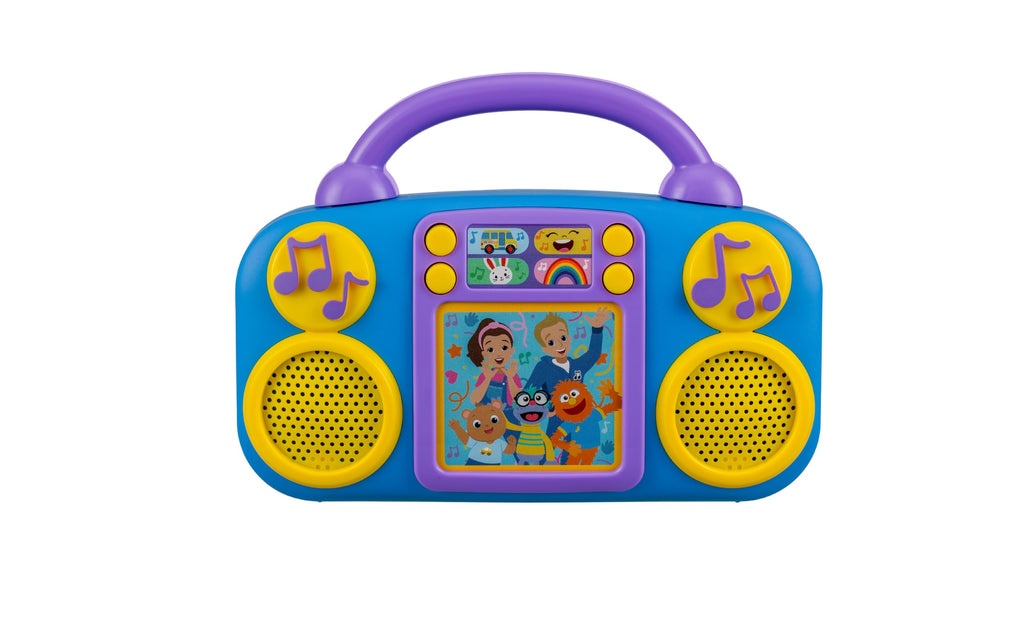 eKids Ms Rachel Music Player with 4 Songs and Flashing Lights – Toddler Toy (Ages 3+)