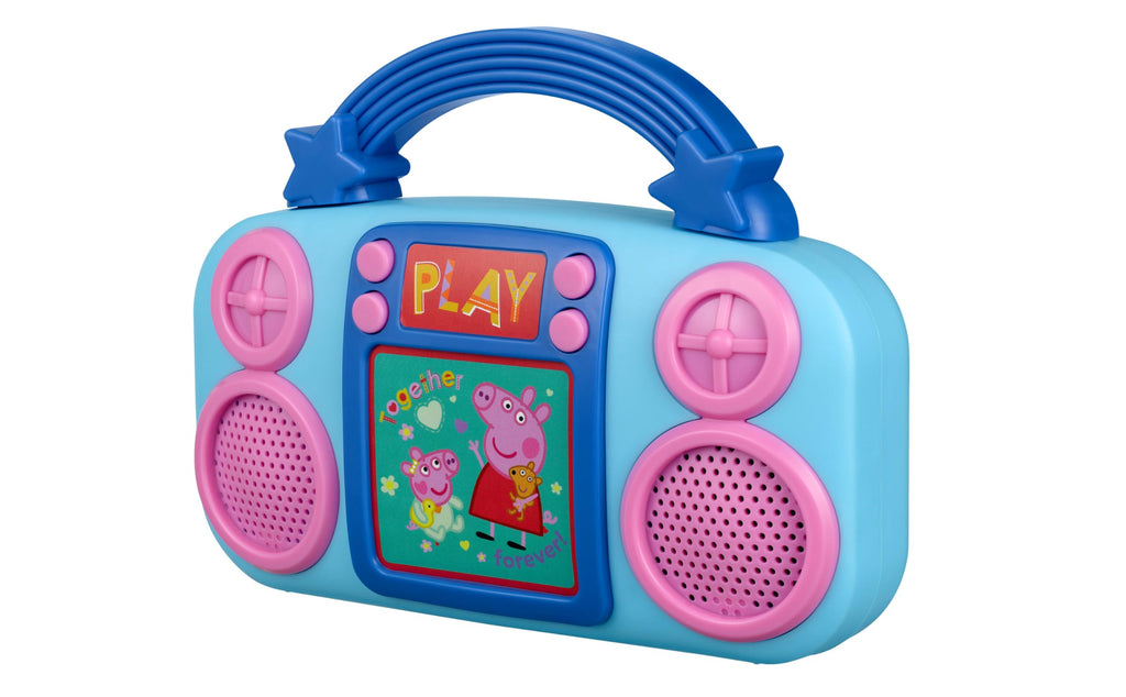 eKids Peppa Pig Music Player for Toddlers – 4 Songs & Flashing Lights