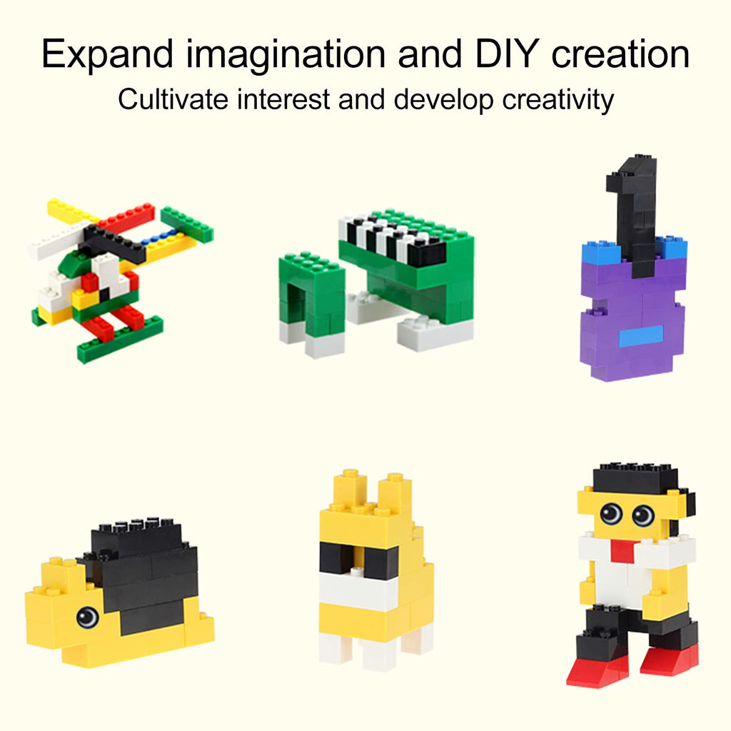 EKIND 300-Piece Classic Building Bricks Set – 8 Shapes, Compatible with All Major Brands