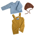 EKOKIZ Reborn Baby Doll Clothes – Outfit with Hat, Shirt, and Pants for 17-20 Inch Dolls