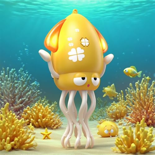 Electric Dancing Octopus Toy for Babies – Crawling, Music & Lights, Rechargeable Sensory Toy, Obstacle Avoidance (Yellow)