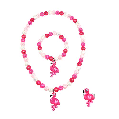Elesa Miracle Plush Purse and Jewelry Playset – Flamingo Design for Toddlers