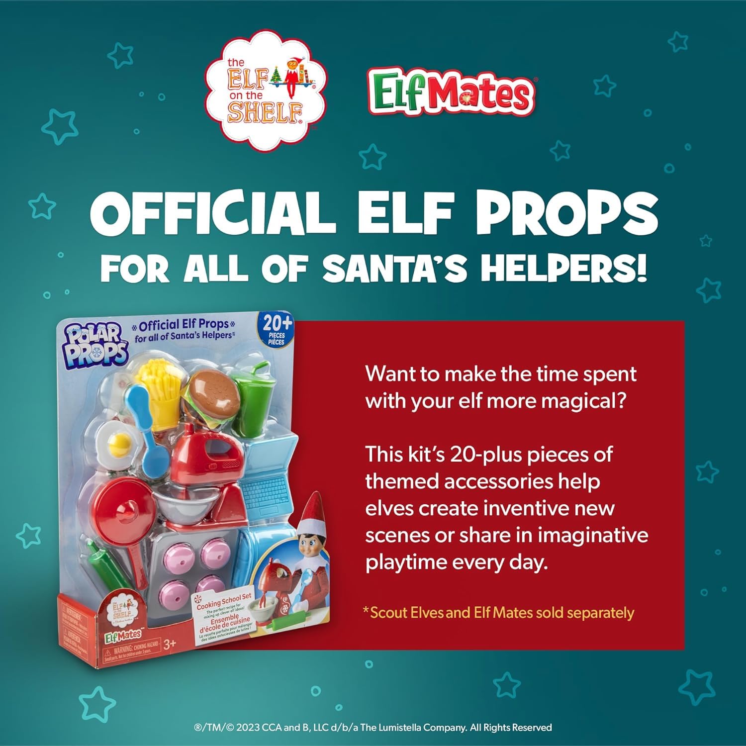 Elf on the Shelf Polar Props - 20+ Accessories for Creative Scenes and Pretend Play