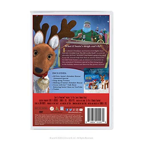 Elf Pets: Santa's Reindeer Rescue DVD – Animated Christmas Special with Sing-Along and Bonus Features