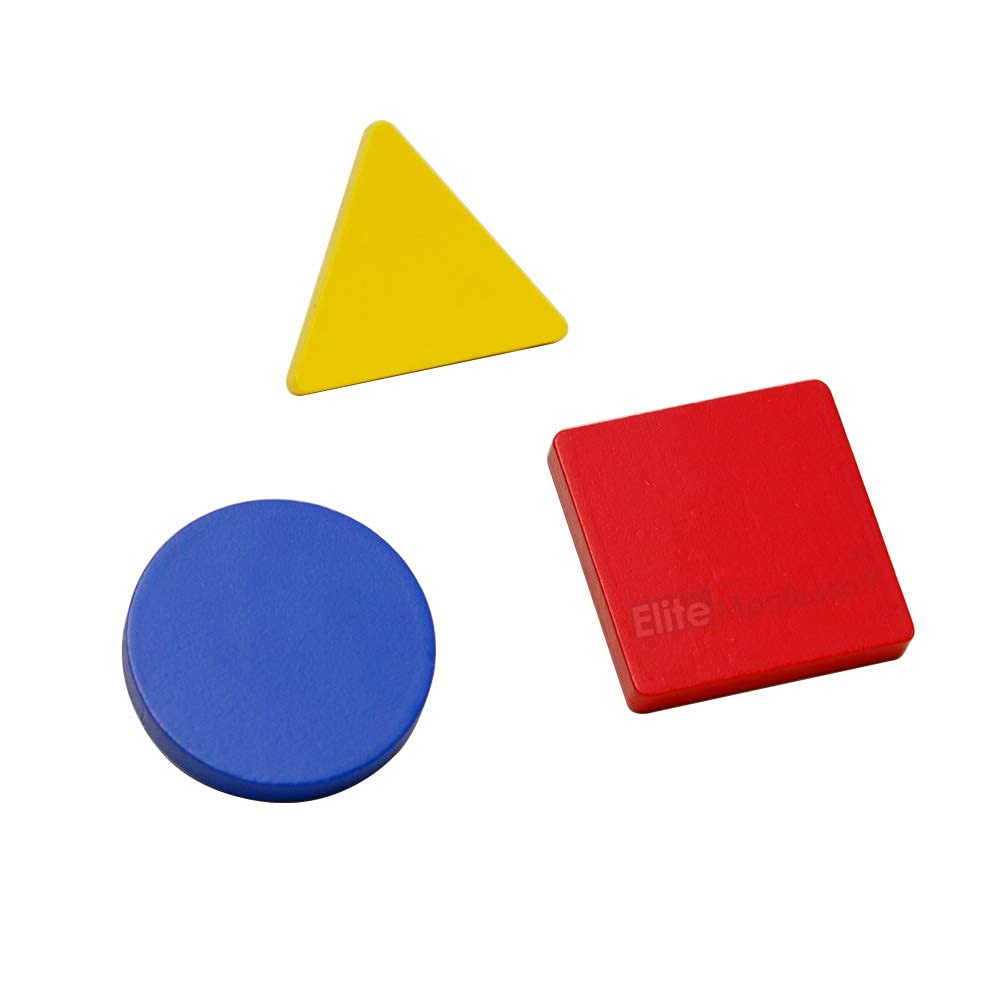 Elite Montessori Jumbo Knob Multiple Shape Puzzles for Toddlers 12m+ – Non-Toxic