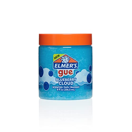Elmer's GUE Blueberry Cloud Slime – Premade, Scented, 2-Pack