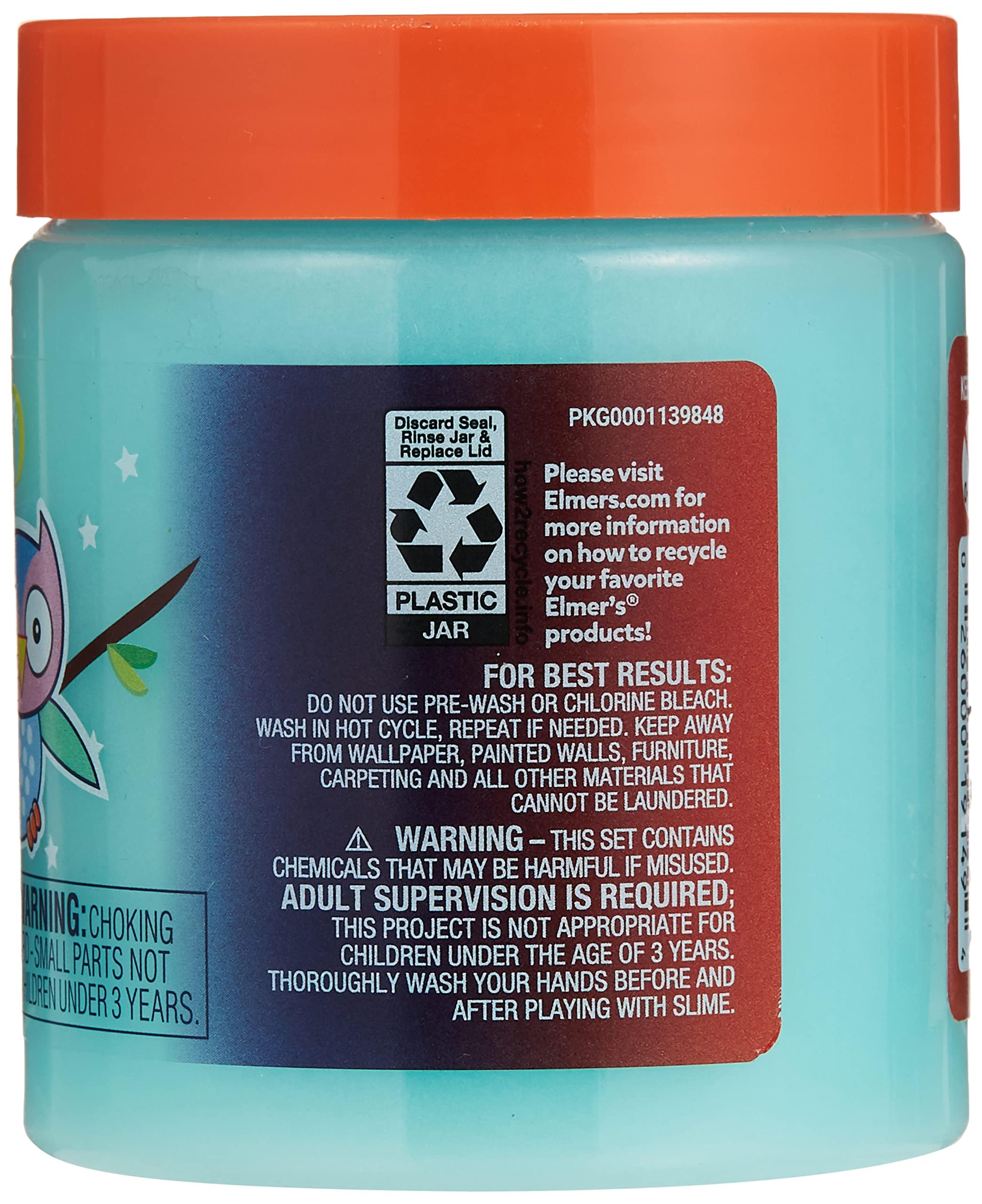 Elmer's Night Owl Premade Slime - Glow-in-the-Dark, Scented, 8 oz