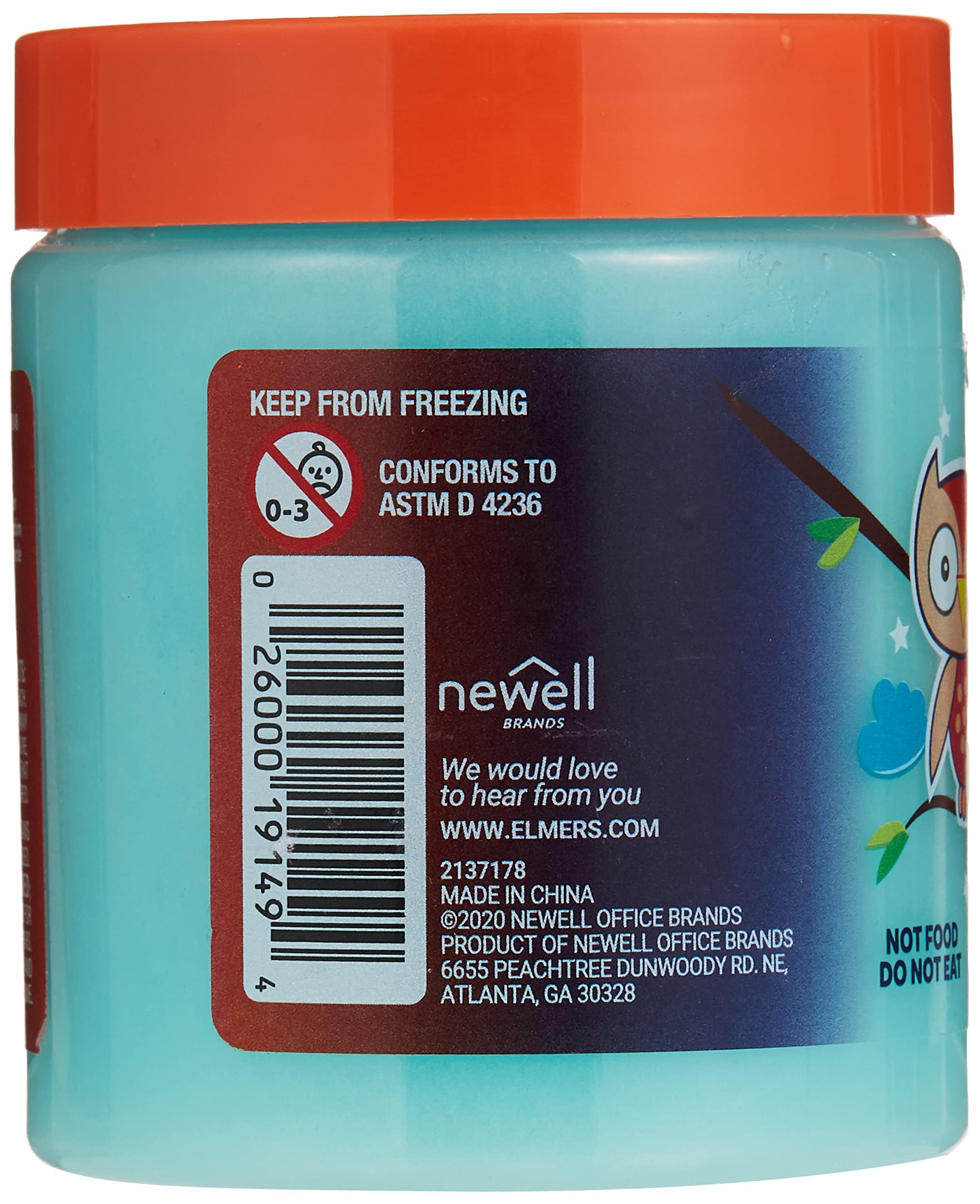 Elmer's Night Owl Premade Slime - Glow-in-the-Dark, Scented, 8 oz
