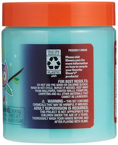 Elmer's Night Owl Premade Slime - Glow-in-the-Dark, Scented, 8 oz