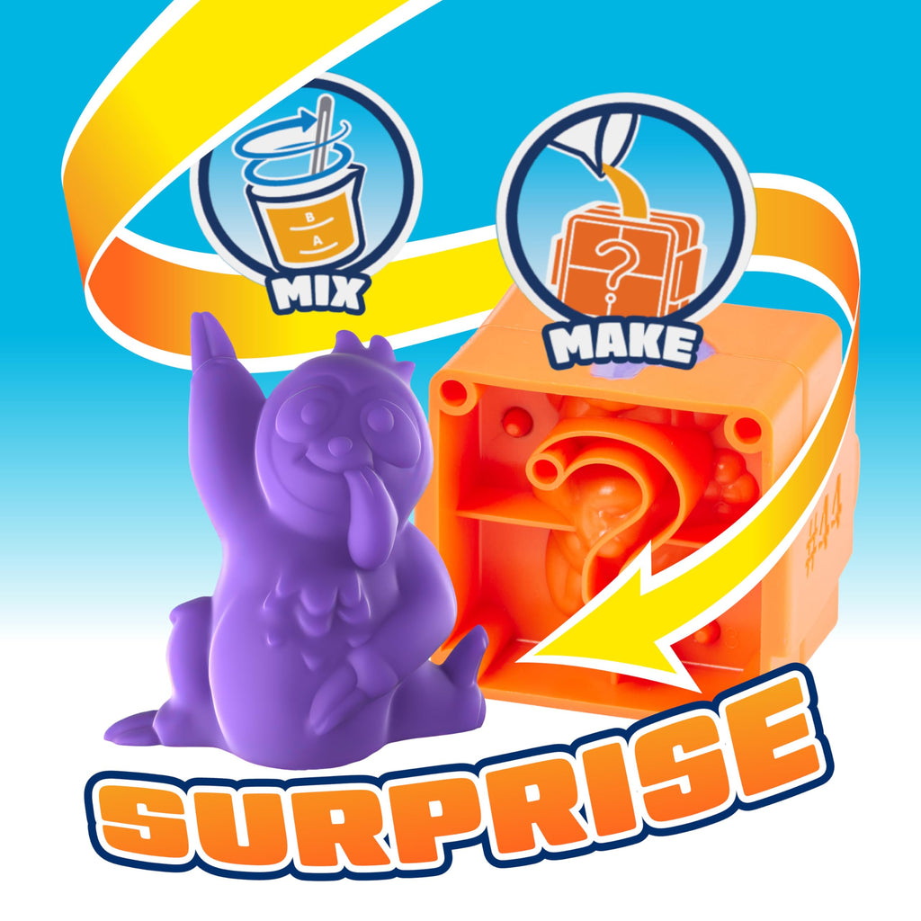 Elmer's Squishies Mix & Match DIY Kit – Create 2 Custom Squishy Toys, 12-Piece Set, Ages 6+