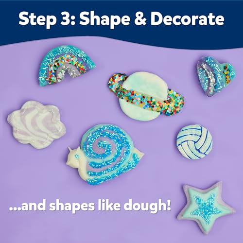 Elmer’s Stretch 'N Create Dough Kit – 3 Ways to Play, Includes Glue Pens & Decorations, 9-Piece Set for Kids