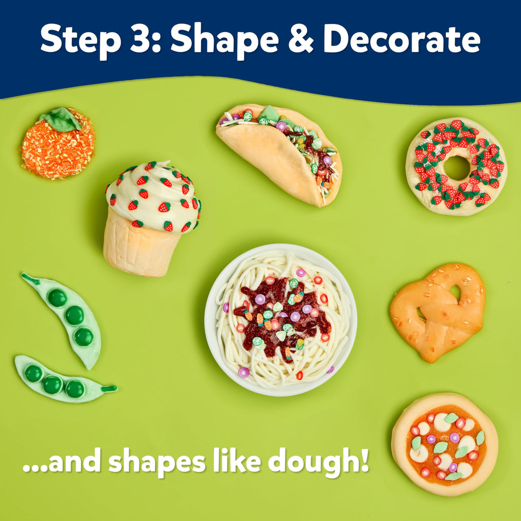 Elmer's Stretch 'N Create Dough Kit Snack Shack – 9-Pack for 3 Ways to Play, Stretchy Slime-Like Dough with Glue Pens and Decorations