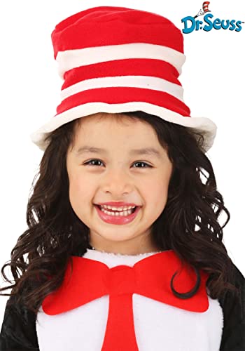 elope Dr. Seuss Cat in the Hat Toddler Costume Hat – Iconic Red & White Striped Accessory
