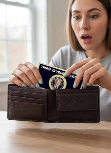 END THE WOKENESS Trump Prank Bills (20 Pack) – Unfolds into 'Trump is your President' Banner