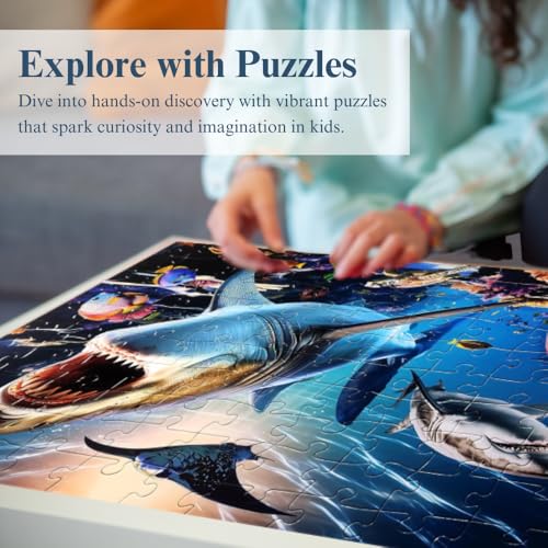 Endangered Species Jigsaw Puzzle for Kids – 100 Pieces, 13x19 Inches, Ages 5+