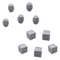 EnderToys Crates and Barrels Set – 3D Printed Wargame Terrain for 40mm Miniatures